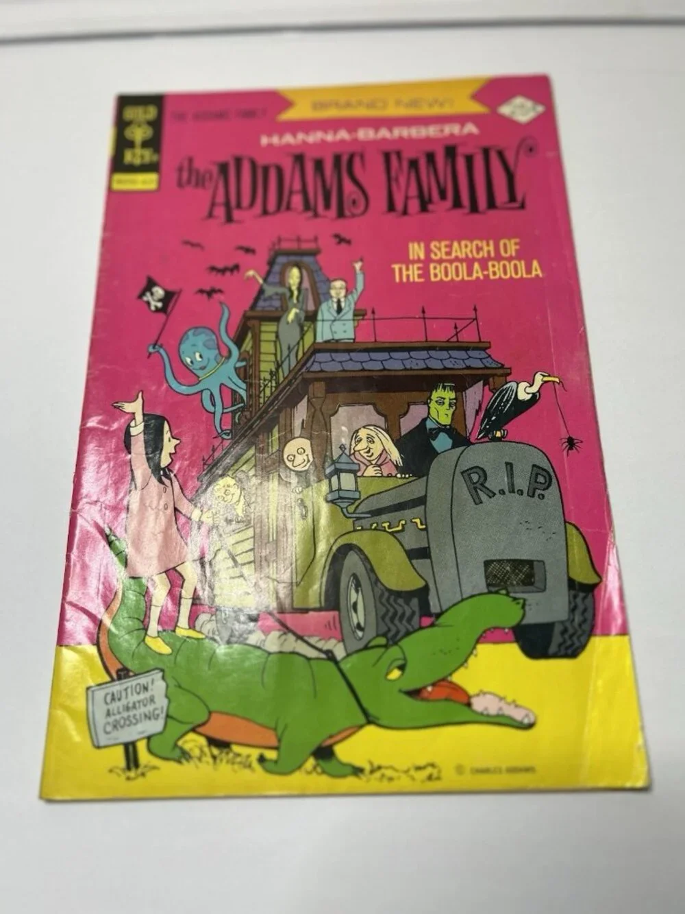 The Addams Family #1 Hannah Barbera Series Gold Key 1974 Wednesday  Comic Book